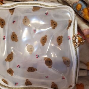 Miffy Boris Cute Bear Print Clear Cosmetic Bag